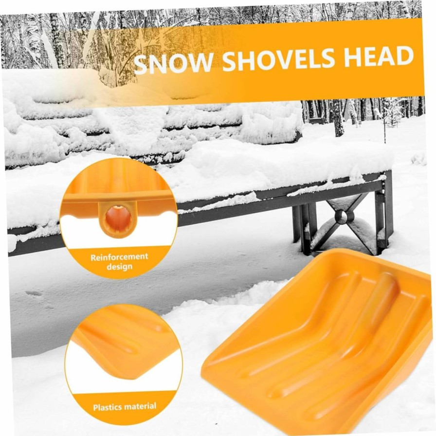 Snow Removal Tools BESPORTBLE | Besportble Portapotty Morphie Portable Spade Shovel Shovels Large Shovel Head Plastic Shovel Outdoor Accessory Cleaning Trash Shovel Head Major Snow Shovel Poultry Ice Scraper Garbage Shovel