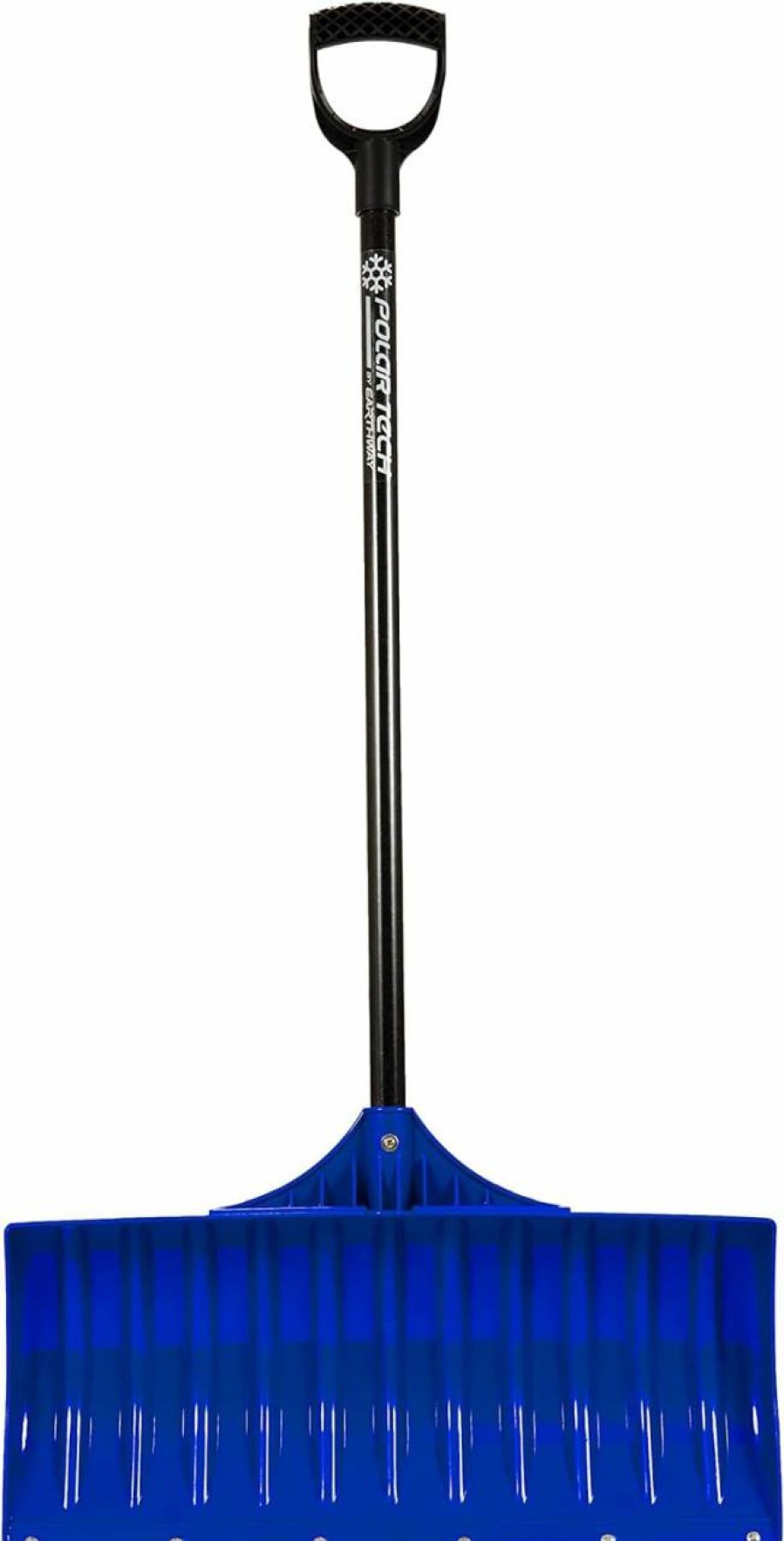 Snow Removal Tools Earthway | Earthway Polar Tech 90026 Contractor 26 Inch Snow Shovel With Metal Cutting Edge, Long Fiberglass Handle Shaft, Ergonomic D Handle And Quick Assembly