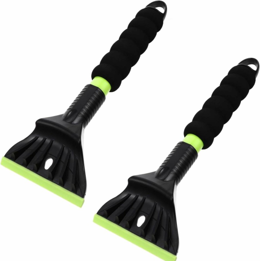 Snow Removal Tools BESPORTBLE | Besportble 2Pcs Snow Shovel Mini Car Mini Broom Plastic Spatula Collapsible Broom Outdoor Broom Windshield Ice Scraper Foldable Snow Tool Ice Scrapper For Car Accessories Deicing Sponge