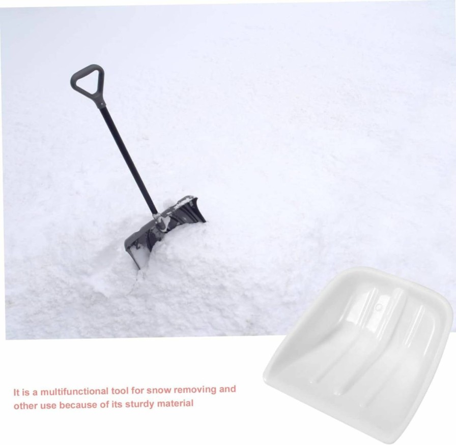 Snow Removal Tools SEWOART | Sewoart Snow Shovel Accessories Supplies Window Polypropylene White