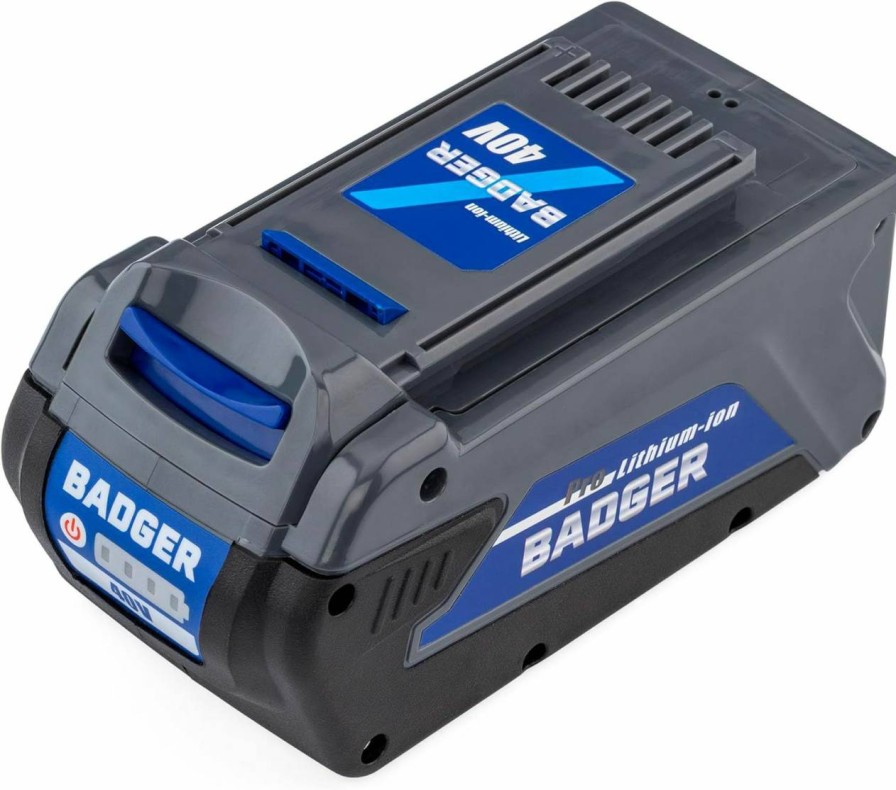 Snow Removal Tools Wild Badger Power | Wild Badger Power Wb40V2.5Ahb Battery 40 Volt 2.5Ah, Blue