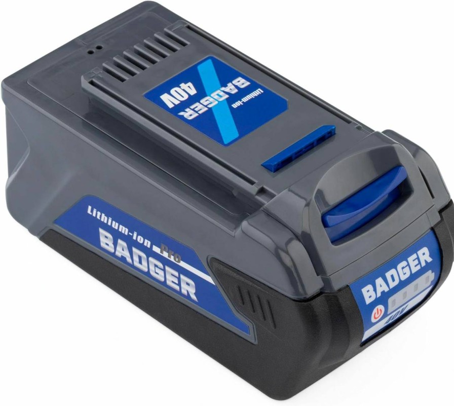 Snow Removal Tools Wild Badger Power | Wild Badger Power Wb40V2.5Ahb Battery 40 Volt 2.5Ah, Blue