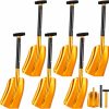 Snow Removal Tools Lasnten | Lasnten 6 Pcs 33\" Folding Snow Shovel For Car, Portable Telescopic Snow Scoop Shovel, Emergency Aluminum Shovel For Digging, Camping, Skiing, Snowmobiles, Snow Camping