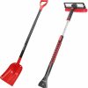 Snow Removal Tools COFIT | Cofit 47" Retractable Snow Shovel And 39" Snow Brush, Detachable And Extendable Snow Removal Telescoping Brush And Shovel For Car Auto Truck Suv Windshield