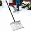 Snow Removal Tools FactionGarden | Snow Shovel, Aluminum Portable Snow Pusher Shovel Heavy Duty Metal Snow Shovel For Driveway Car Home Garage