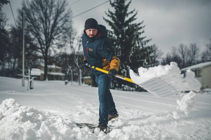 Snow Removal Tools THE SNOWPLOW "THE ORIGINAL SNOW PUSHER" | The Snow Dominator - Snow Pusher & Scoop Combo Tool