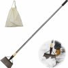 Snow Removal Tools HRADHOL | Multifunctional Snow Shovel Long Handle, Ice Scraper Cleaning Shovel, Snow Shovel Remover Garden Tool, Steel Flat Shovel For Outdoor Snow Removing