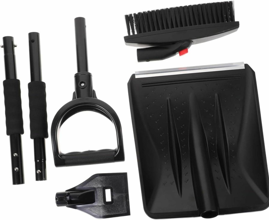 Snow Removal Tools Toddmomy | Toddmomy 1 Set Car Snow Shovel Snow Plow Telescopic Abs Travel