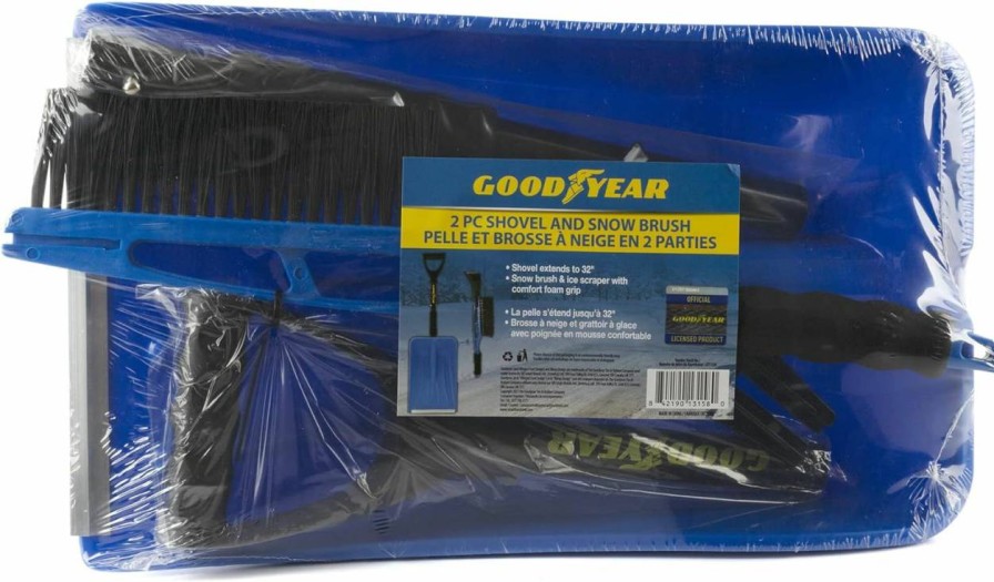 Snow Removal Tools Goodyear | Goodyear Gy3158 Snow Shovel And Brush Combo