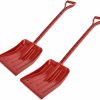 Snow Removal Tools Rocky Mountain Goods | Rocky Mountain Goods Kids Snow Shovel - Perfect Sized Snow Shovel For Kids Age 3 To 12 - Safer Than Metal Snow Shovels - Extra Strength Single Piece Plastic Bend Proof Design (2, Red)