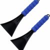 Snow Removal Tools Toddmomy | Toddmomy 2Pcs Car Deicing Snow Shovel Car Winter Supplies Auto Scraping Snow Ice Scrapers Snow Brushes Car Window Squeegee Snow Removal Shovel Eva Handle Winter Items Sponge