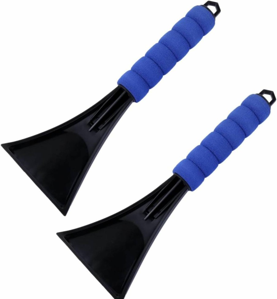 Snow Removal Tools Toddmomy | Toddmomy 2Pcs Car Deicing Snow Shovel Car Winter Supplies Auto Scraping Snow Ice Scrapers Snow Brushes Car Window Squeegee Snow Removal Shovel Eva Handle Winter Items Sponge