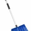 Snow Removal Tools COSITA | Snow Shovel, Snow Shovels For Driveway, Plastic Snow Shovels For Snow Removal With Aluminum Handle & D-Grip, 16\" Wide Shovel For Snow Heavy Duty, 47.5 Inch