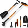 Snow Removal Tools AMESEDAK | 5 In1 Snow Shovel Brush Removal Tools, 42'' Ice Scraper For Car Windshield, Retractable Car Snow Shovel For Car Suv Truck, Car Snow Brush & Ice Scraper With Storage Bag