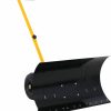 Snow Removal Tools ANTSKU | 29" Push Snow Shovel With Wheels For Driveway, Heavy Duty Adjustable Angle Wheeled Snow Pusher Shovel, Metal Rolling Snow Pusher, Snow Plow Shovel On Wheels For Snow Removable, 29"X16.5" Blade