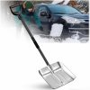 Snow Removal Tools CALCHELE | Calchele Snow Shovel For Car Driveway Snow Removal 47Inch Heavy Duty Portable Metal Car Snow Shovels For Garden, Camping, Car