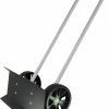 Snow Removal Tools TheXceptional | Easy Doze-It 36" Snograder T-Grip | Angled Flip-It Rolling Snow Plow Shovel For Driveway, Sidewalk Snow Removal | Heavy Duty Snow Plow Pusher Shovel On Wheels | Made In Usa By Vertex | Model Ex950.36