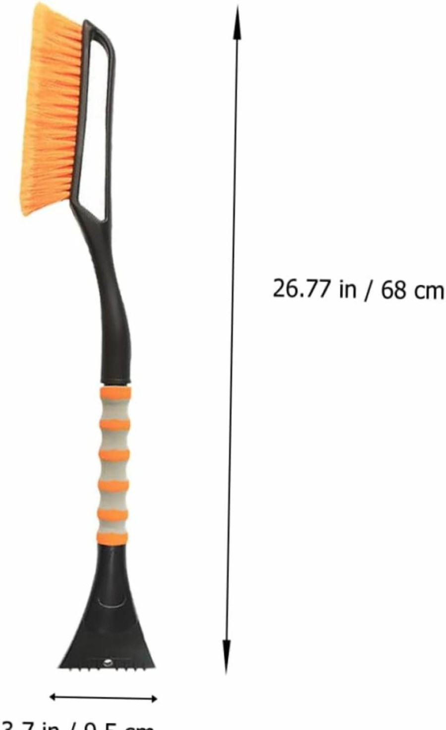 Snow Removal Tools Sosoport | Sosoport 2Pcs Snow Shovel Ice Scraper With Brush Vehicle Ice Scraper Ice Shovel Frost Snow Squeegee Windows Cleaning Tools Car Window Ice Scraper 2In1 Detachable Plastic Snow Pusher