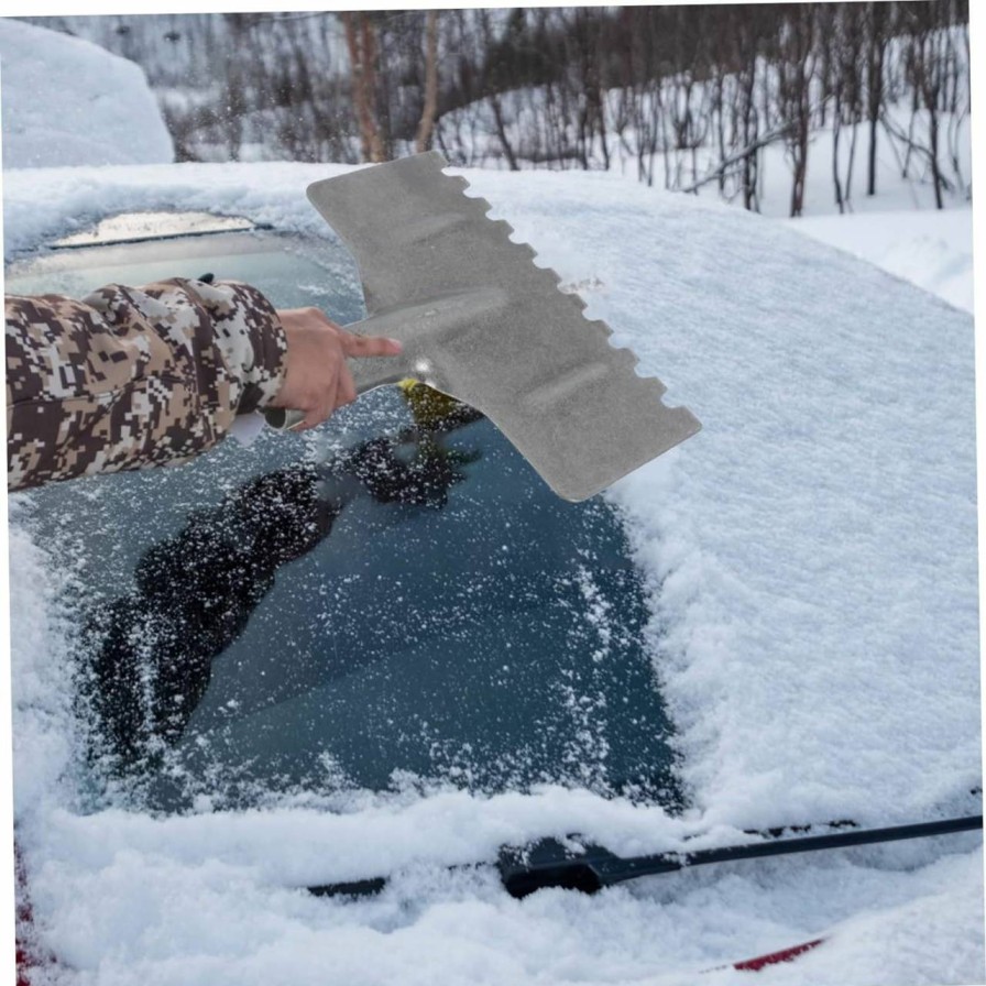 Snow Removal Tools INOOMP | Inoomp 1Pc Outdoor Ice Shovel Digging Tools Deicing Manganese Steel Outdoor Shovel